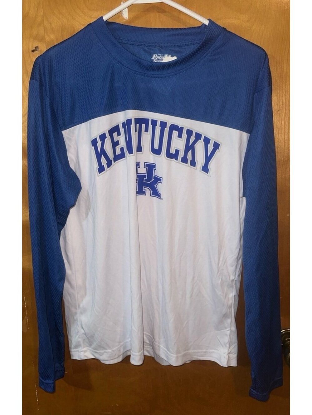 NEW Pro-Ad Sports UK university of Kentucky long sleeve jersey type material SM